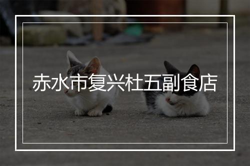 赤水市复兴杜五副食店