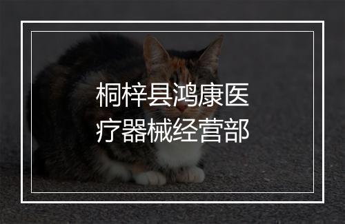 桐梓县鸿康医疗器械经营部