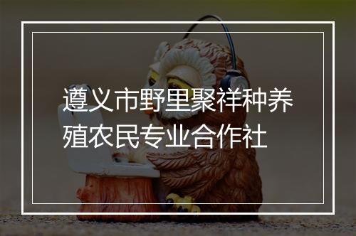 遵义市野里聚祥种养殖农民专业合作社