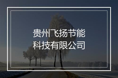 贵州飞扬节能科技有限公司