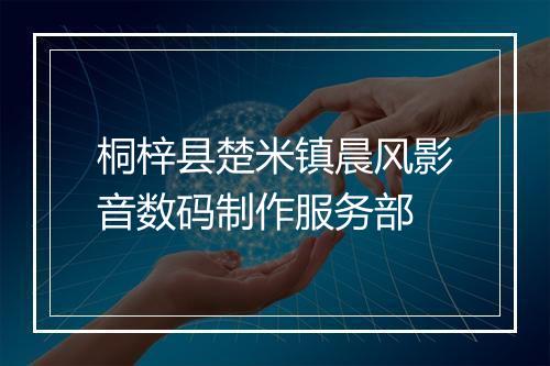 桐梓县楚米镇晨风影音数码制作服务部