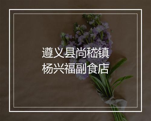 遵义县尚嵇镇杨兴福副食店