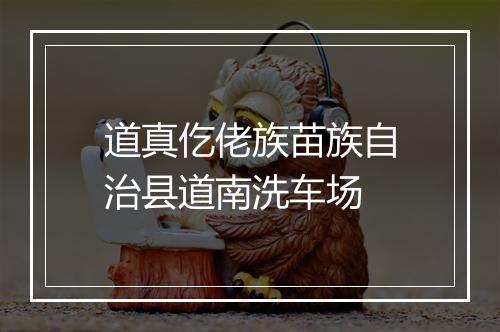 道真仡佬族苗族自治县道南洗车场