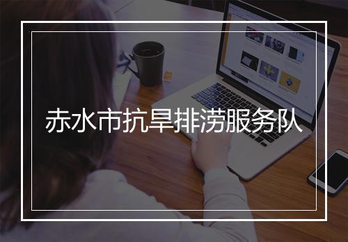 赤水市抗旱排涝服务队