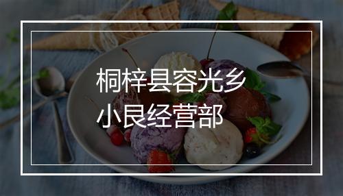 桐梓县容光乡小艮经营部