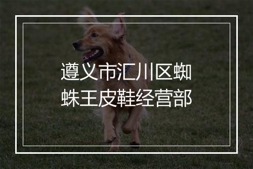 遵义市汇川区蜘蛛王皮鞋经营部