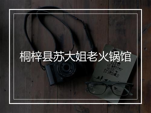 桐梓县苏大姐老火锅馆