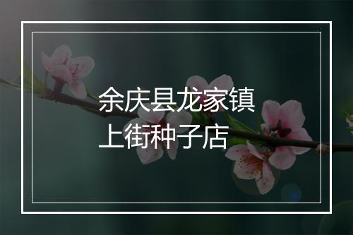 余庆县龙家镇上街种子店