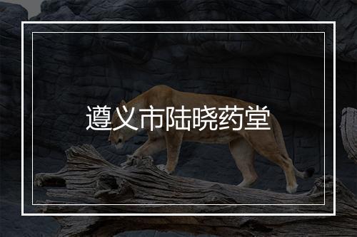 遵义市陆晓药堂