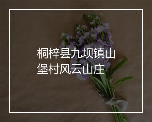 桐梓县九坝镇山堡村风云山庄