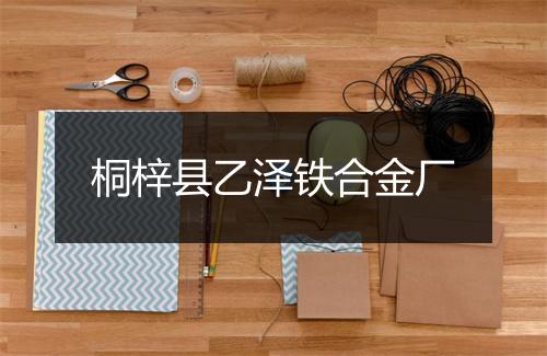 桐梓县乙泽铁合金厂