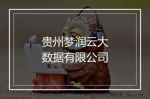 贵州梦润云大数据有限公司