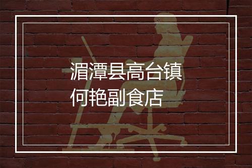 湄潭县高台镇何艳副食店