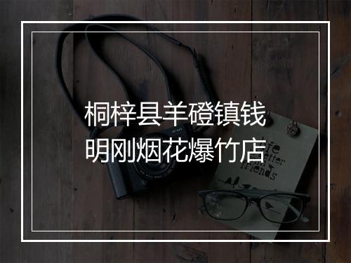 桐梓县羊磴镇钱明刚烟花爆竹店