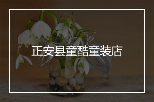 正安县童酷童装店