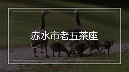 赤水市老五茶座