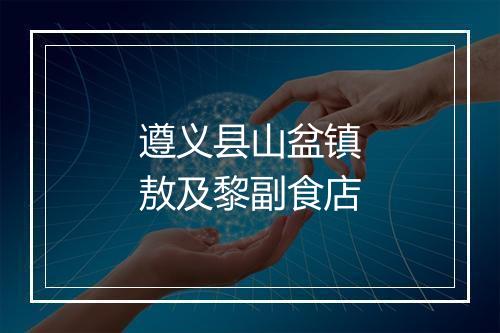 遵义县山盆镇敖及黎副食店