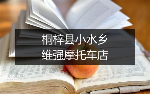 桐梓县小水乡维强摩托车店