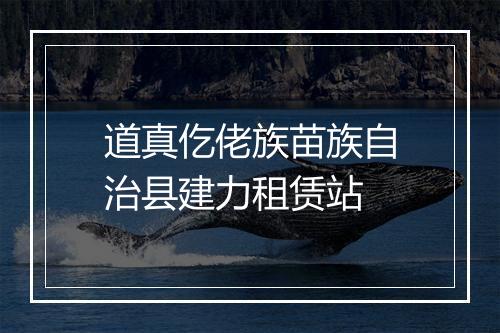 道真仡佬族苗族自治县建力租赁站