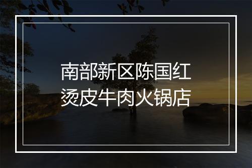 南部新区陈国红烫皮牛肉火锅店
