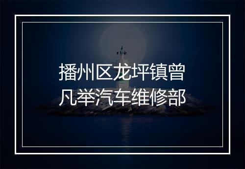 播州区龙坪镇曾凡举汽车维修部