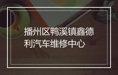 播州区鸭溪镇鑫德利汽车维修中心