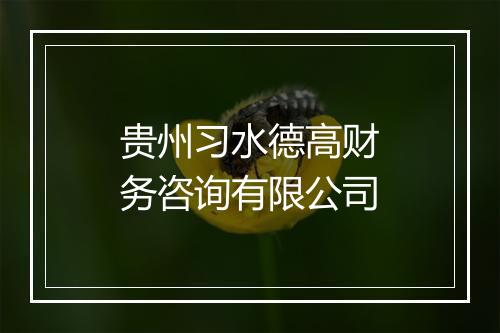 贵州习水德高财务咨询有限公司
