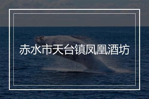 赤水市天台镇凤凰酒坊