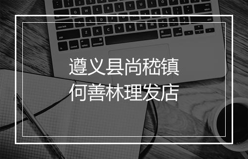 遵义县尚嵇镇何善林理发店
