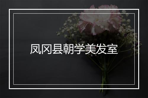凤冈县朝学美发室