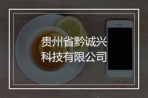 贵州省黔诚兴科技有限公司