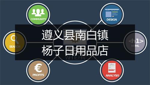 遵义县南白镇杨子日用品店