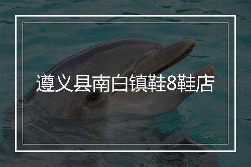 遵义县南白镇鞋8鞋店