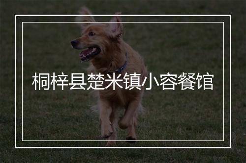 桐梓县楚米镇小容餐馆