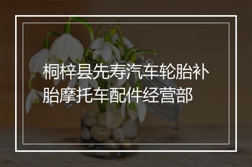 桐梓县先寿汽车轮胎补胎摩托车配件经营部