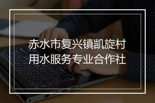 赤水市复兴镇凯旋村用水服务专业合作社