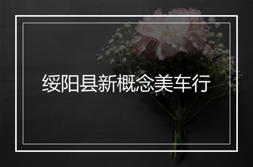 绥阳县新概念美车行