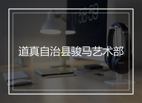 道真自治县骏马艺术部