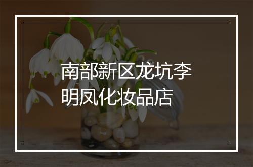 南部新区龙坑李明凤化妆品店