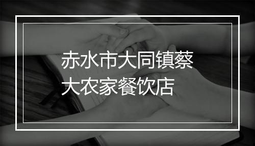 赤水市大同镇蔡大农家餐饮店