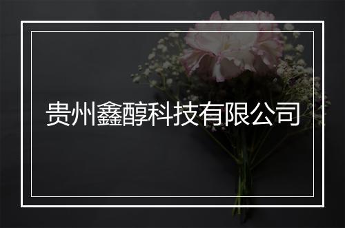 贵州鑫醇科技有限公司