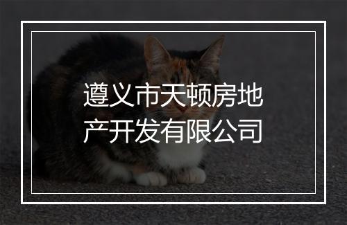 遵义市天顿房地产开发有限公司