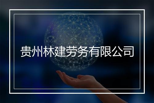 贵州林建劳务有限公司