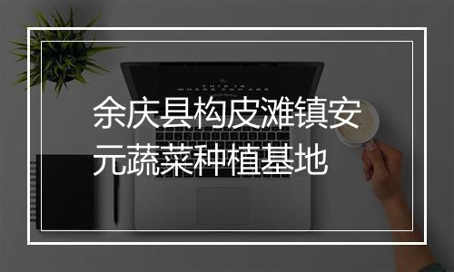 余庆县构皮滩镇安元蔬菜种植基地