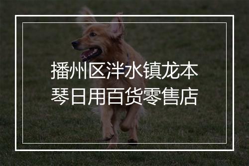 播州区泮水镇龙本琴日用百货零售店