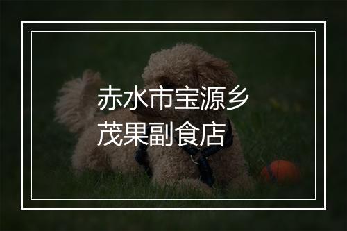 赤水市宝源乡茂果副食店