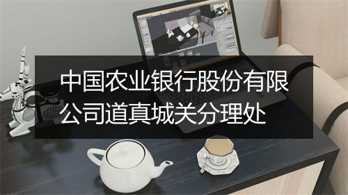 中国农业银行股份有限公司道真城关分理处