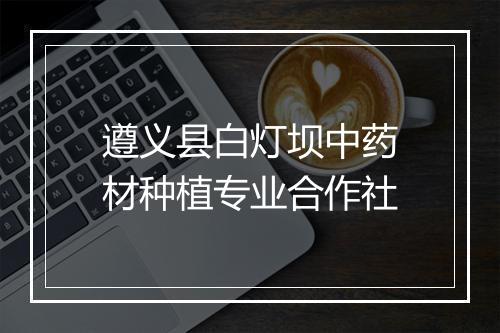 遵义县白灯坝中药材种植专业合作社