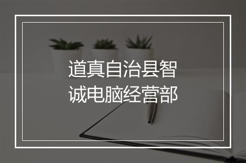 道真自治县智诚电脑经营部