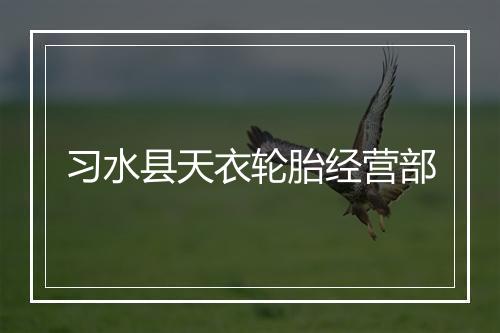 习水县天衣轮胎经营部